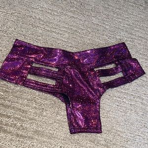 Rave sparkly cutout bottoms